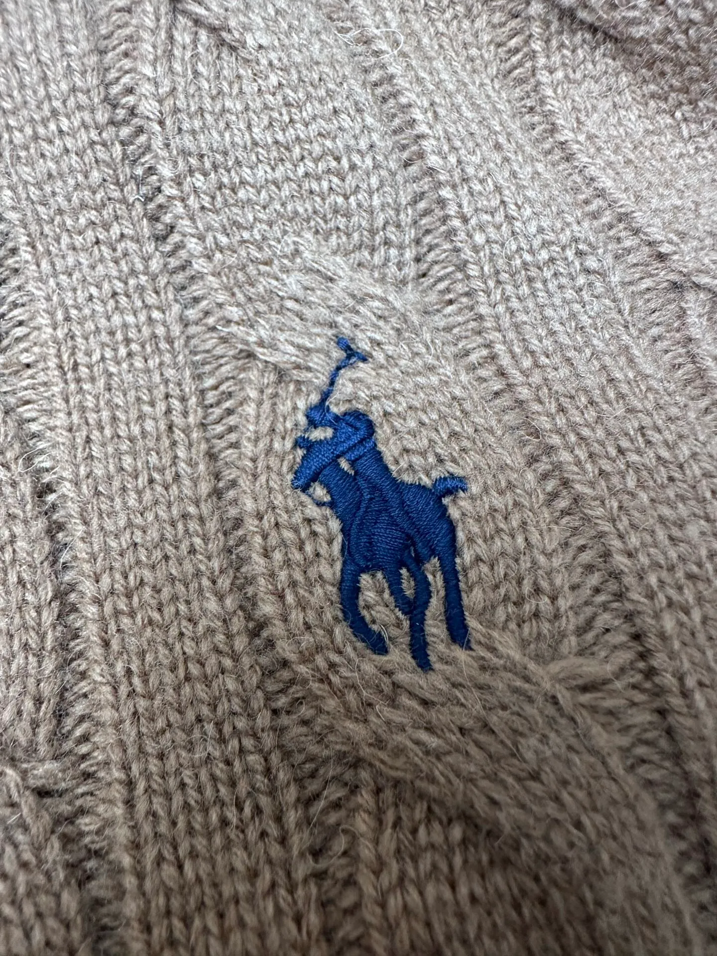 🅿️520 Polo Ralph Lauren 25ss solid color stand collar half zipper long sleeve sweater Size: S M L XL